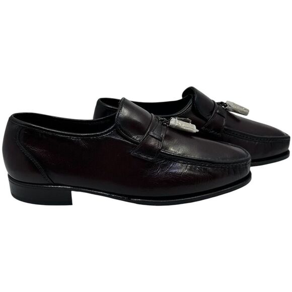 Florsheim Mens Shoes 11 3E Brown Leather Tassel Loafers Slip On Moc Toe 17090-18 main image 14